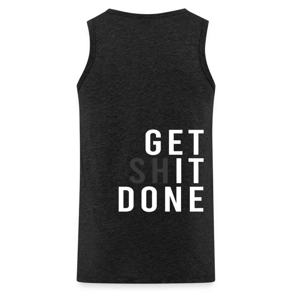 Tank Top - GET S*IT DONE - Anthrazit