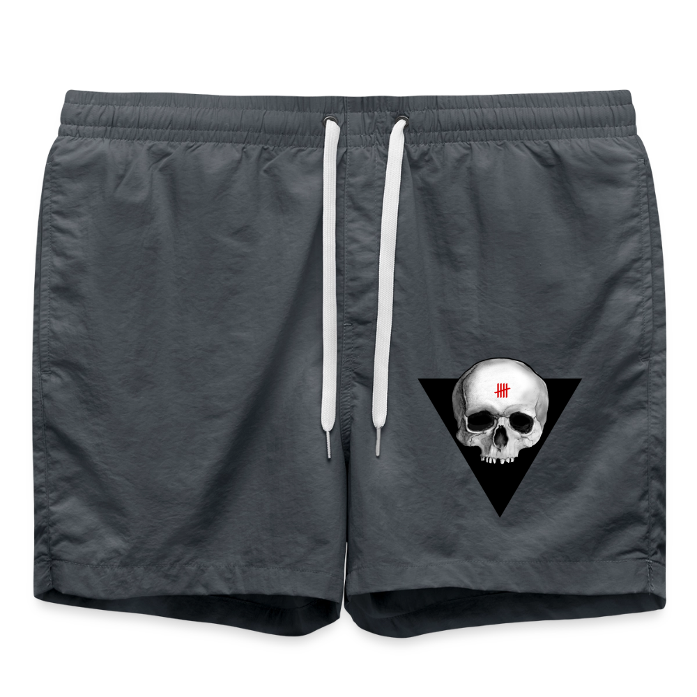 SKULL Edition Badeshorts - anthracite