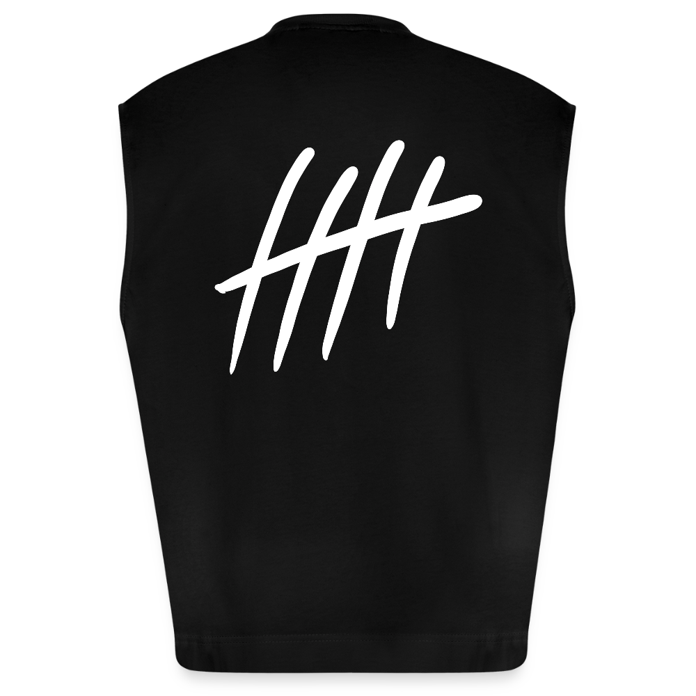 Oversized Organic Tank - COUNTINGLINES - SOLID BLACK