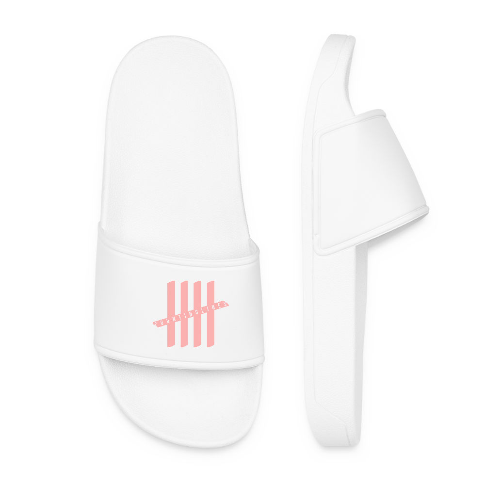 COUNTINGLINES Women Sliders - white