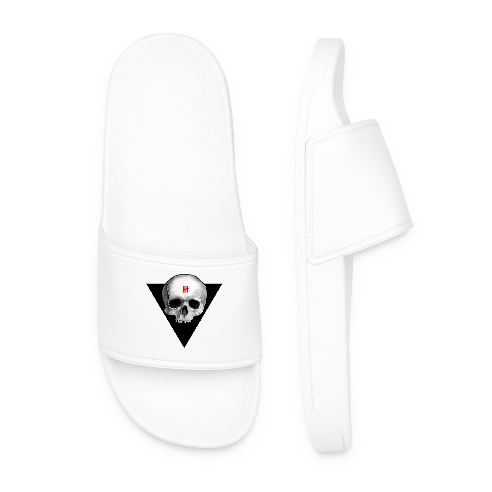 SKULL Men Sliders - white