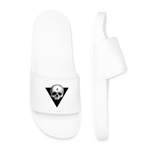 SKULL Men Sliders - white