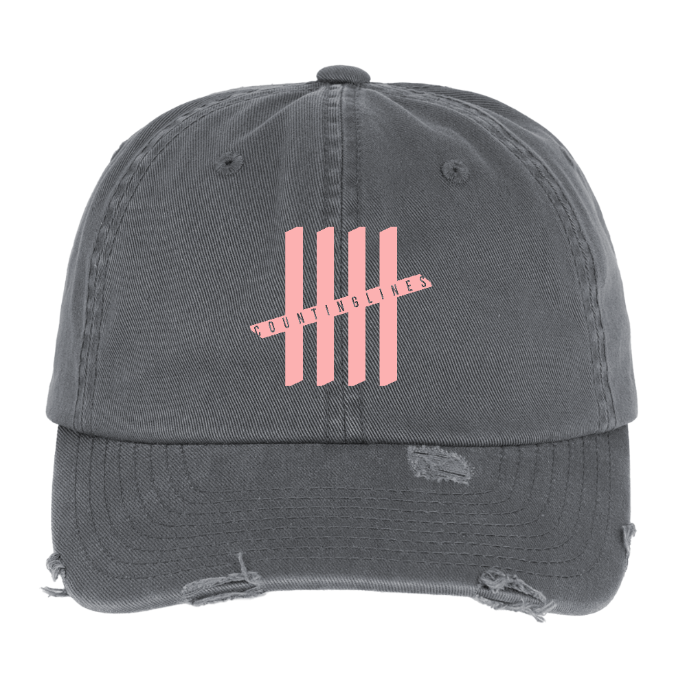 COUNTINGLINES Destroyed Cap - dark grey