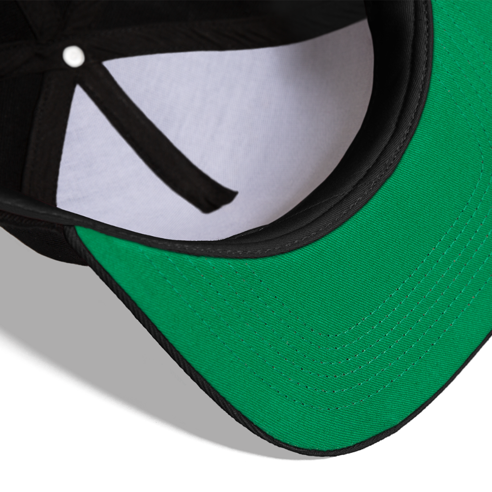 Snapback Cap - COUNT.YOUR.LIFE - Schwarz/Schwarz