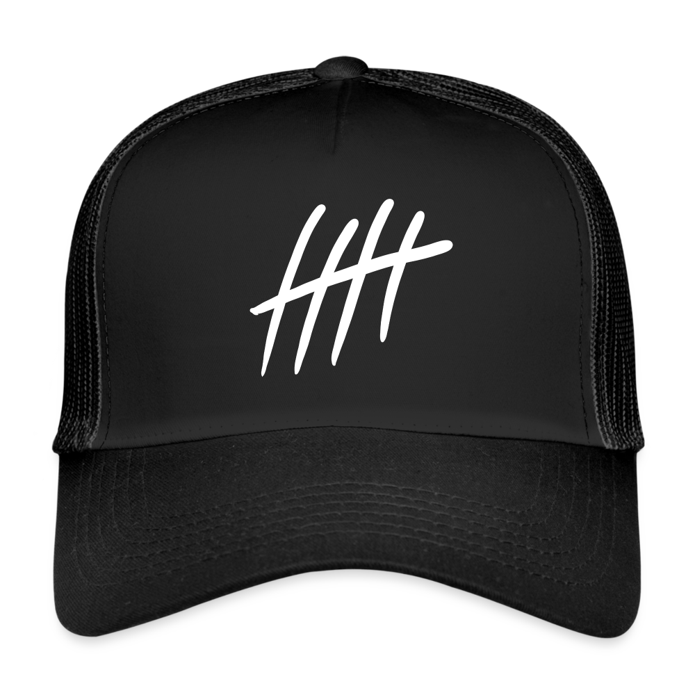 Trucker Cap - COUNTINGLINES - Schwarz/Schwarz