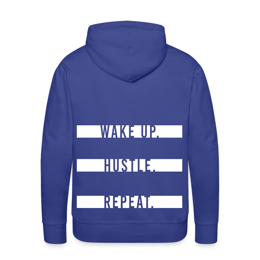 WAKE UP. HUSTLE. REPEAT. - Königsblau