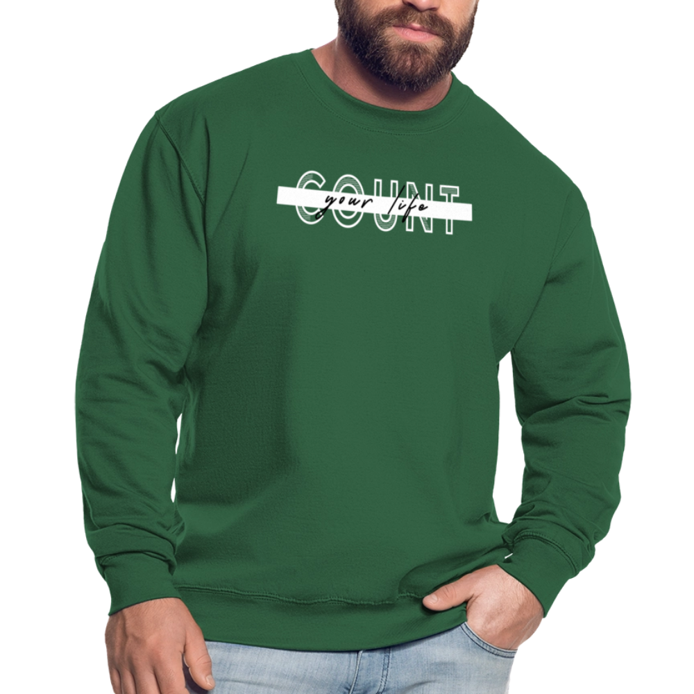 COUNT.YOUR.LIFE Sweatshirt - green