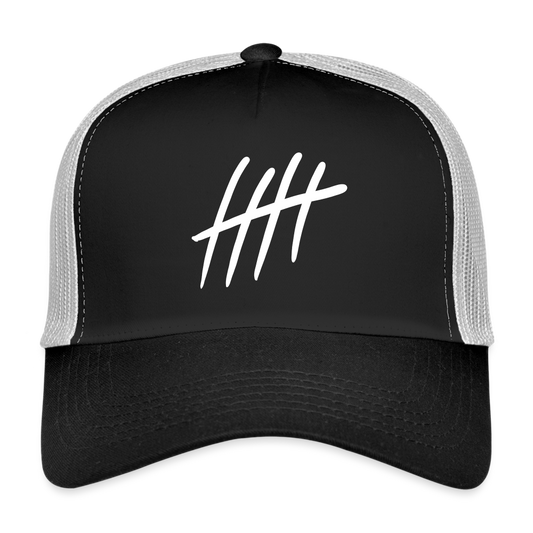 Trucker Cap - COUNTINGLINES - Schwarz/Steingrau
