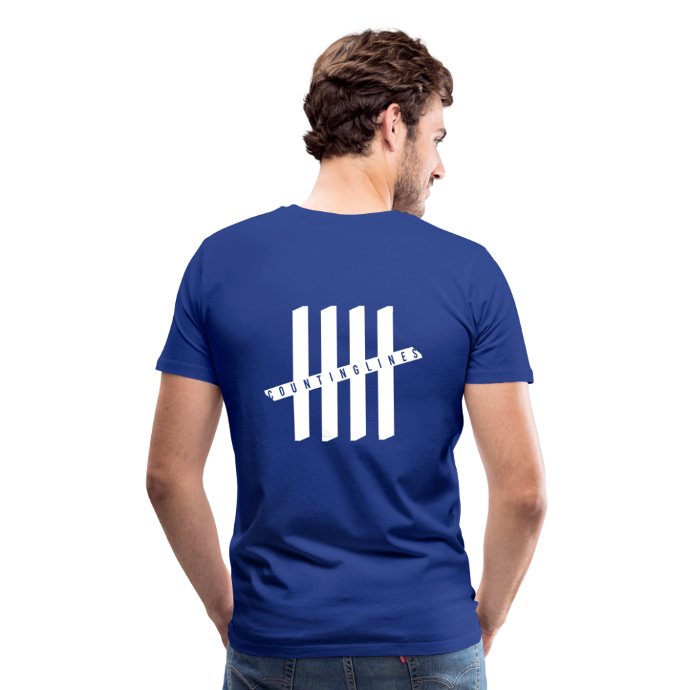 COUNTINGLINES Vertical - royal blue