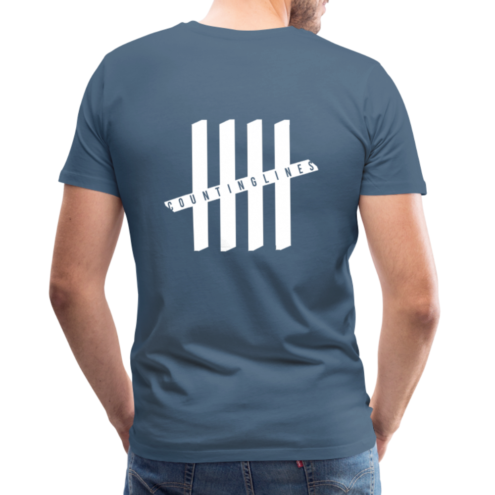 COUNTINGLINES Vertical - steel blue