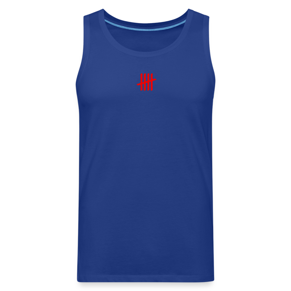 Tank Top - COUNTINGLINES Vertical - Königsblau