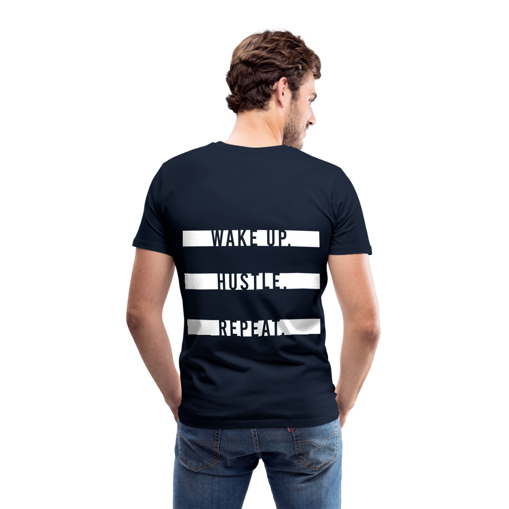 WAKE UP. HUSTLE. REPEAT. - Navy