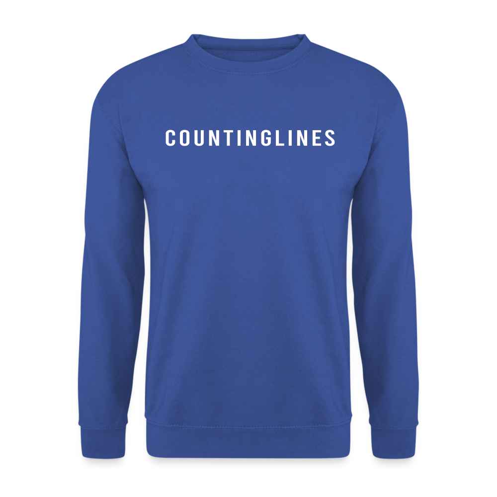 COUNTINGLINES Sweatshirt - royal blue