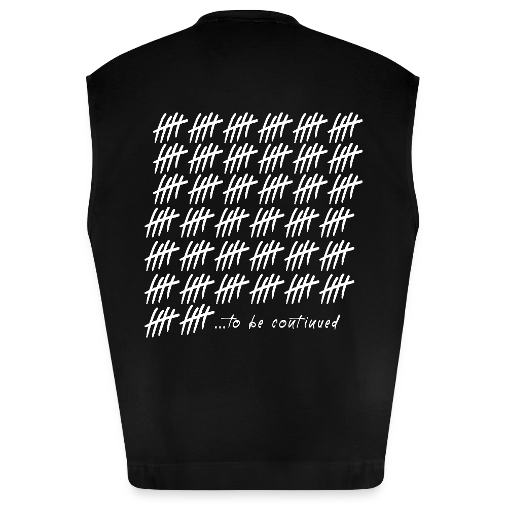 Oversized Tank Top - ...to be continued - SOLID BLACK