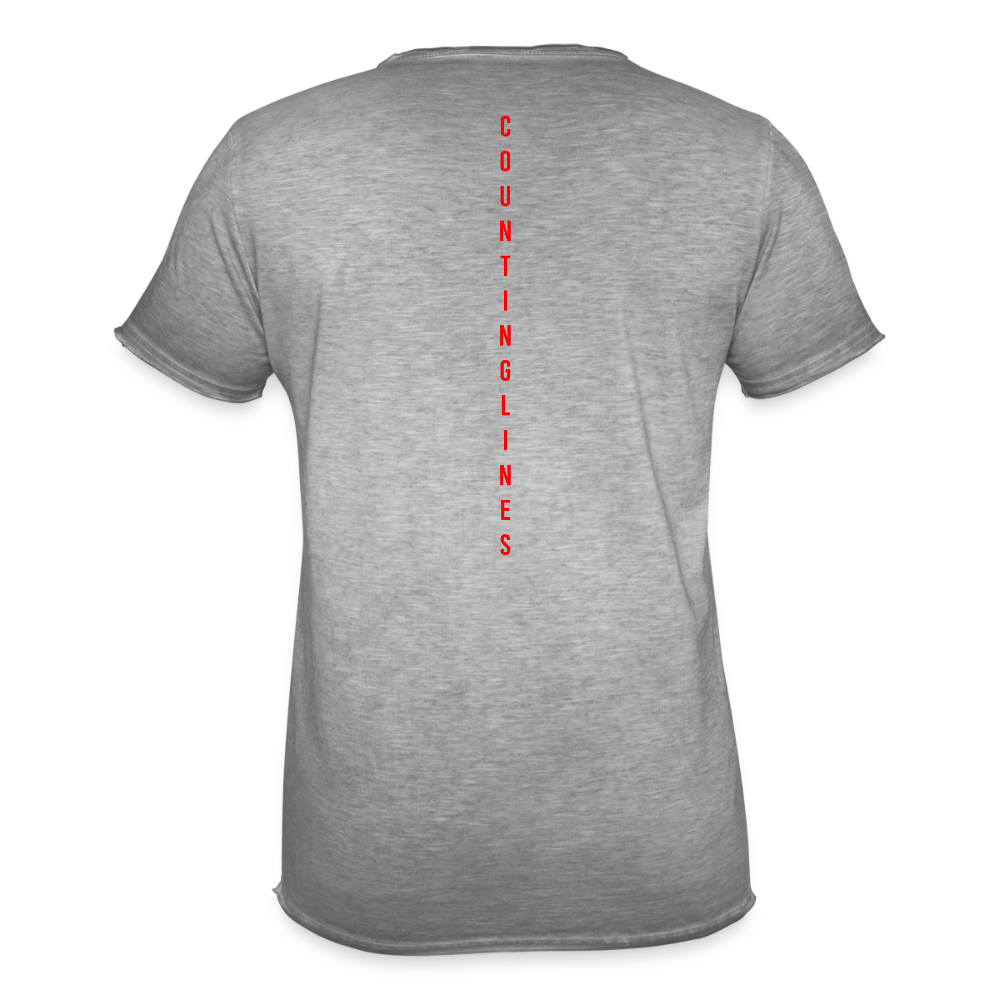 COUNTINGLINES Vintage T-Shirt - vintage grey