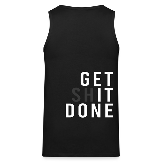 Tank Top - GET S*IT DONE - Schwarz