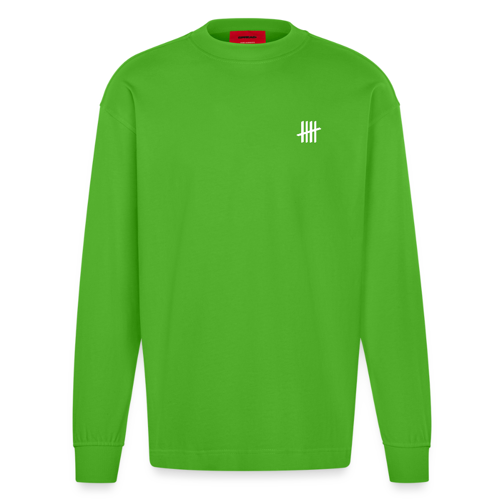 Premium Longsleeve - COUNTINGLINES - Apple Neon