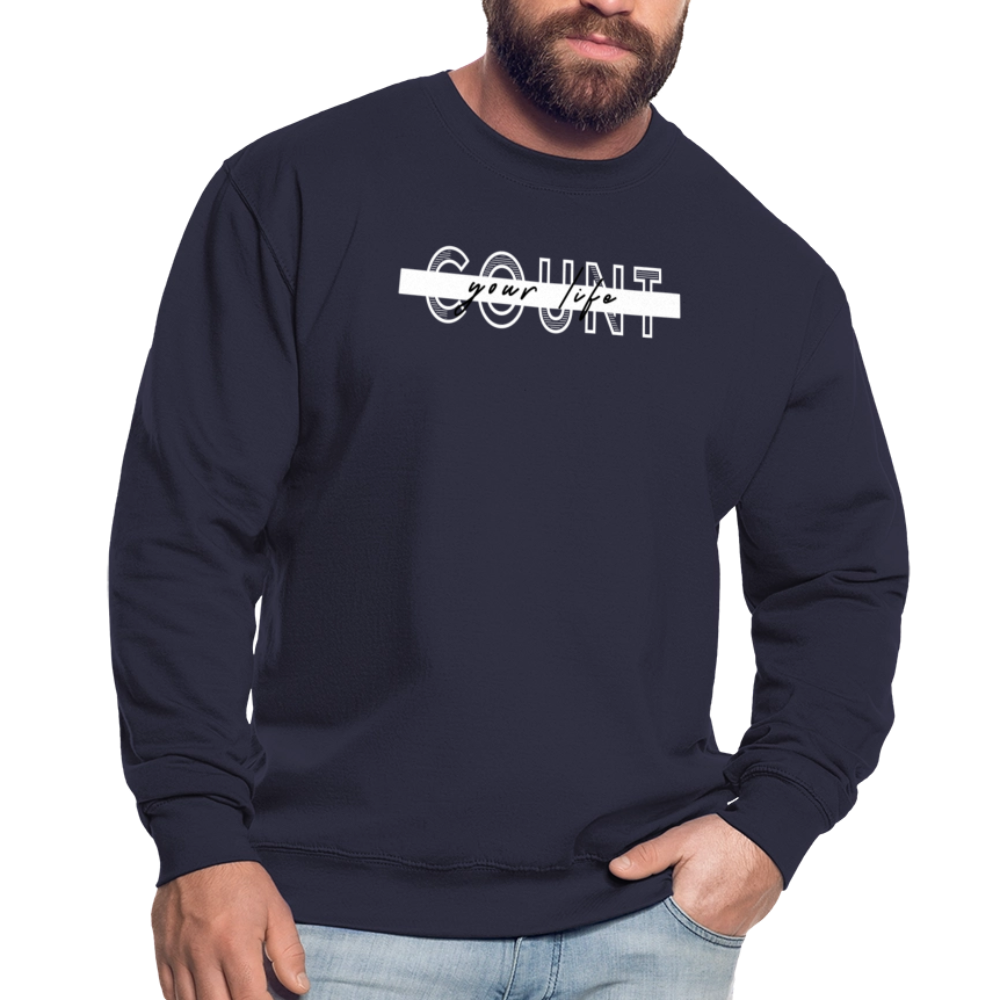COUNT.YOUR.LIFE Sweatshirt - navy