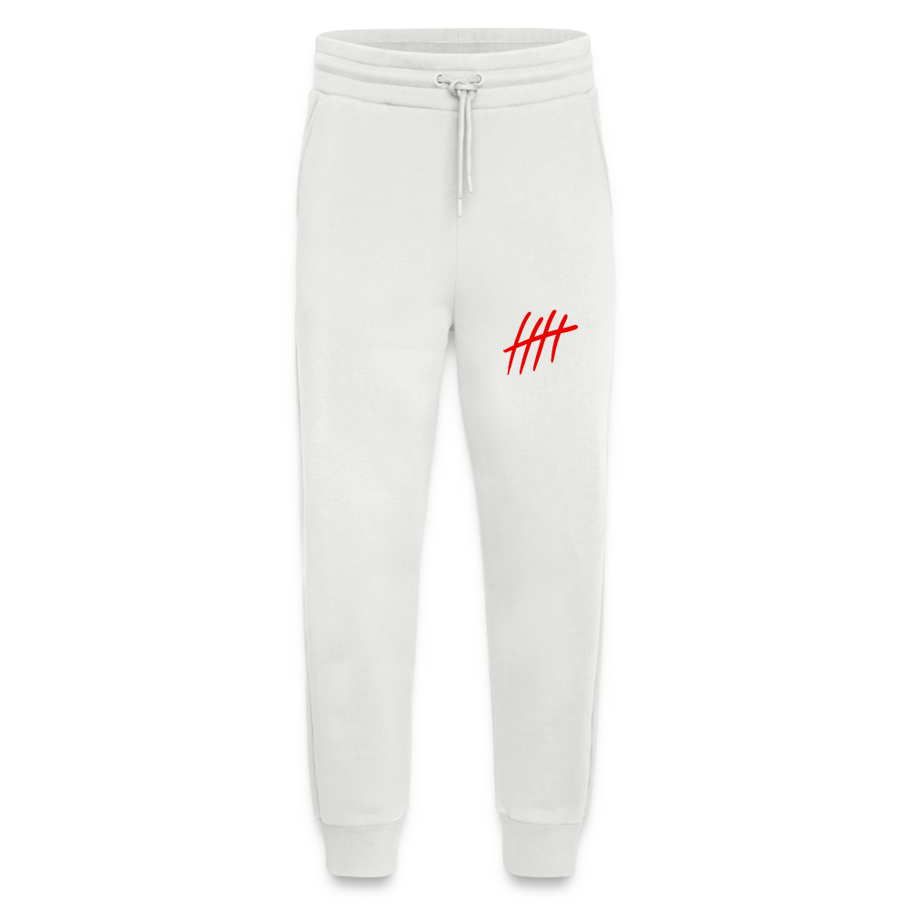 Red LINES Premium Joggers - OFF WHITE