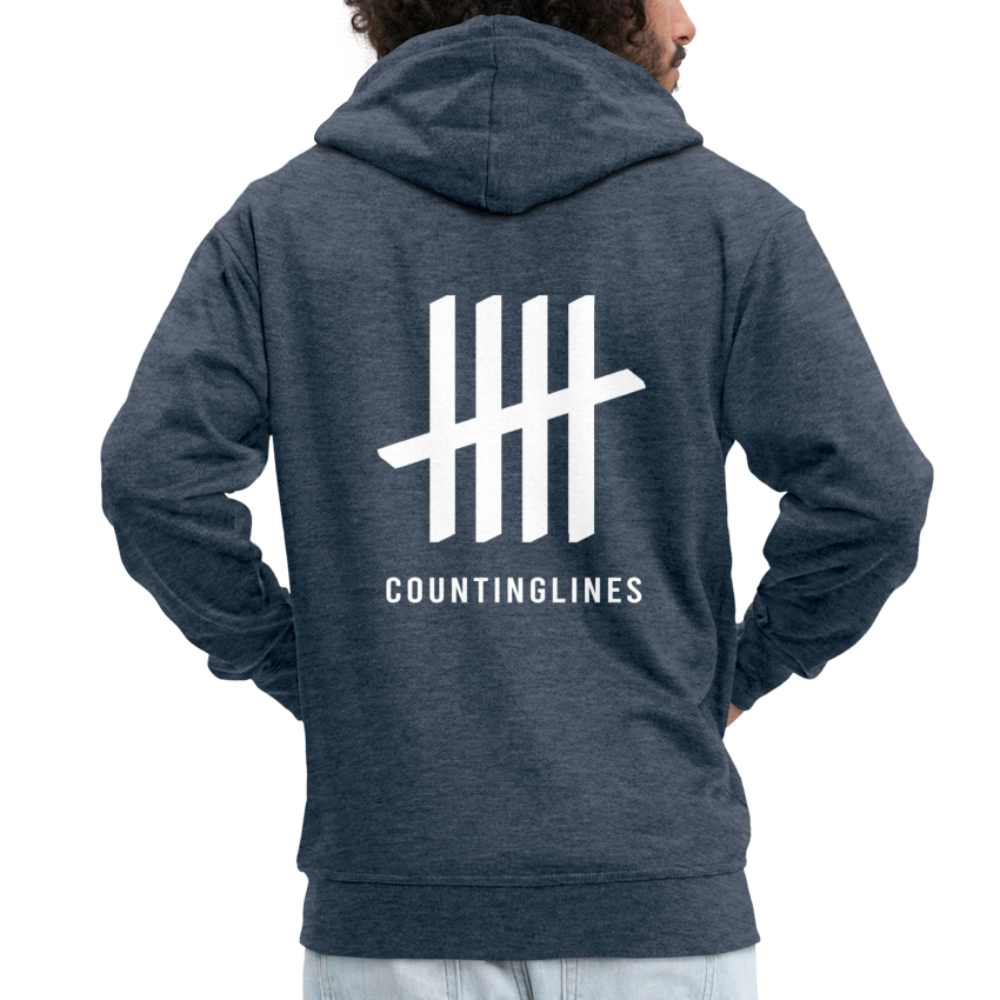 Men's COUNTINGLINES II Premium Jacket - heather denim