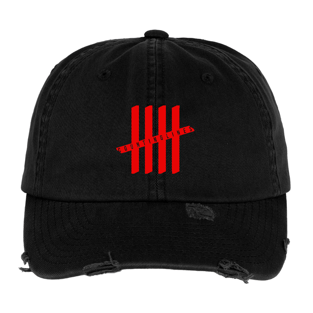 COUNTINGLINES Destroyed Cap - black