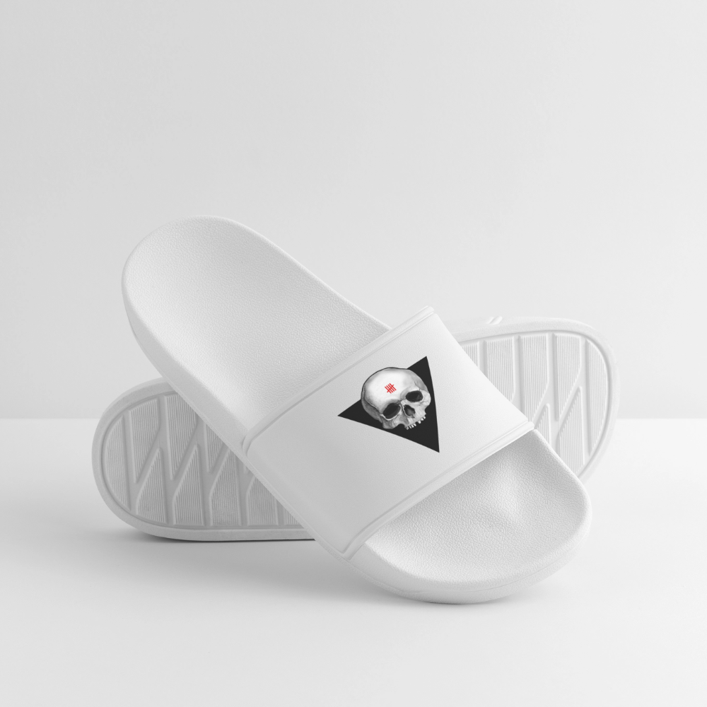 SKULL Men Sliders - white