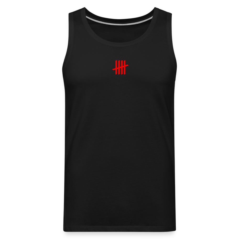 Tank Top - COUNTINGLINES Vertical - Schwarz