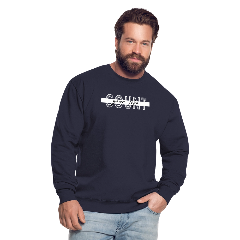 COUNT.YOUR.LIFE Sweatshirt - navy