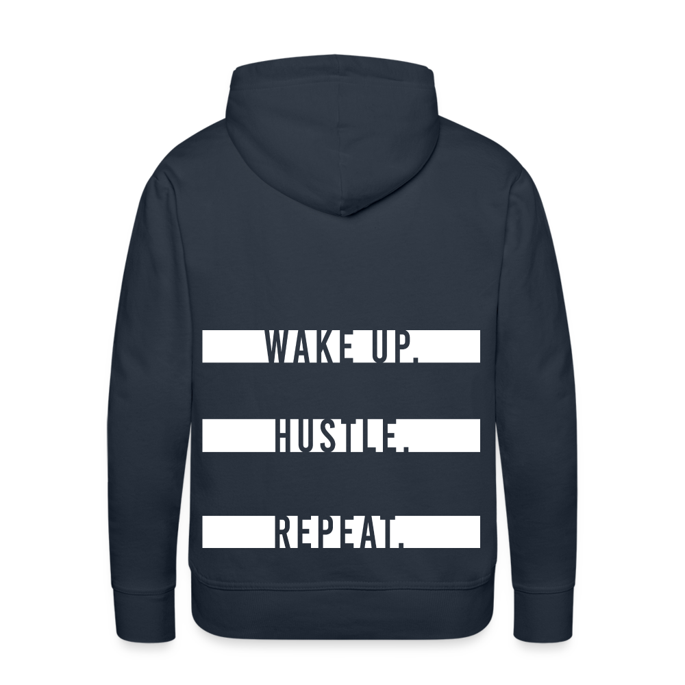 WAKE UP. HUSTLE. REPEAT. - Navy