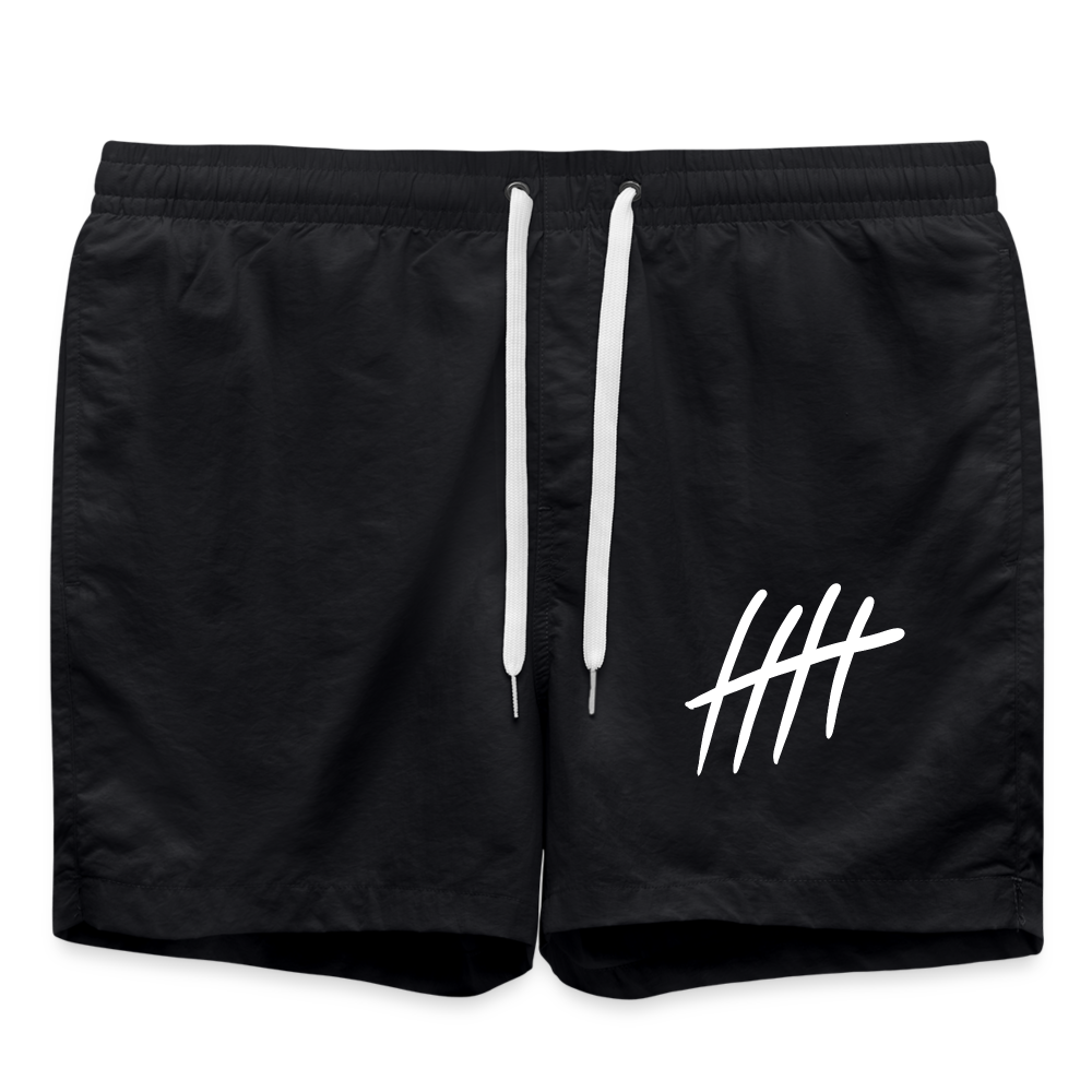 Swim Trunks - COUNTINGLINES - black