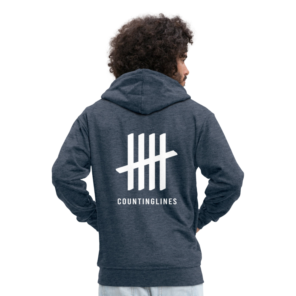 Men's COUNTINGLINES II Premium Jacket - heather denim