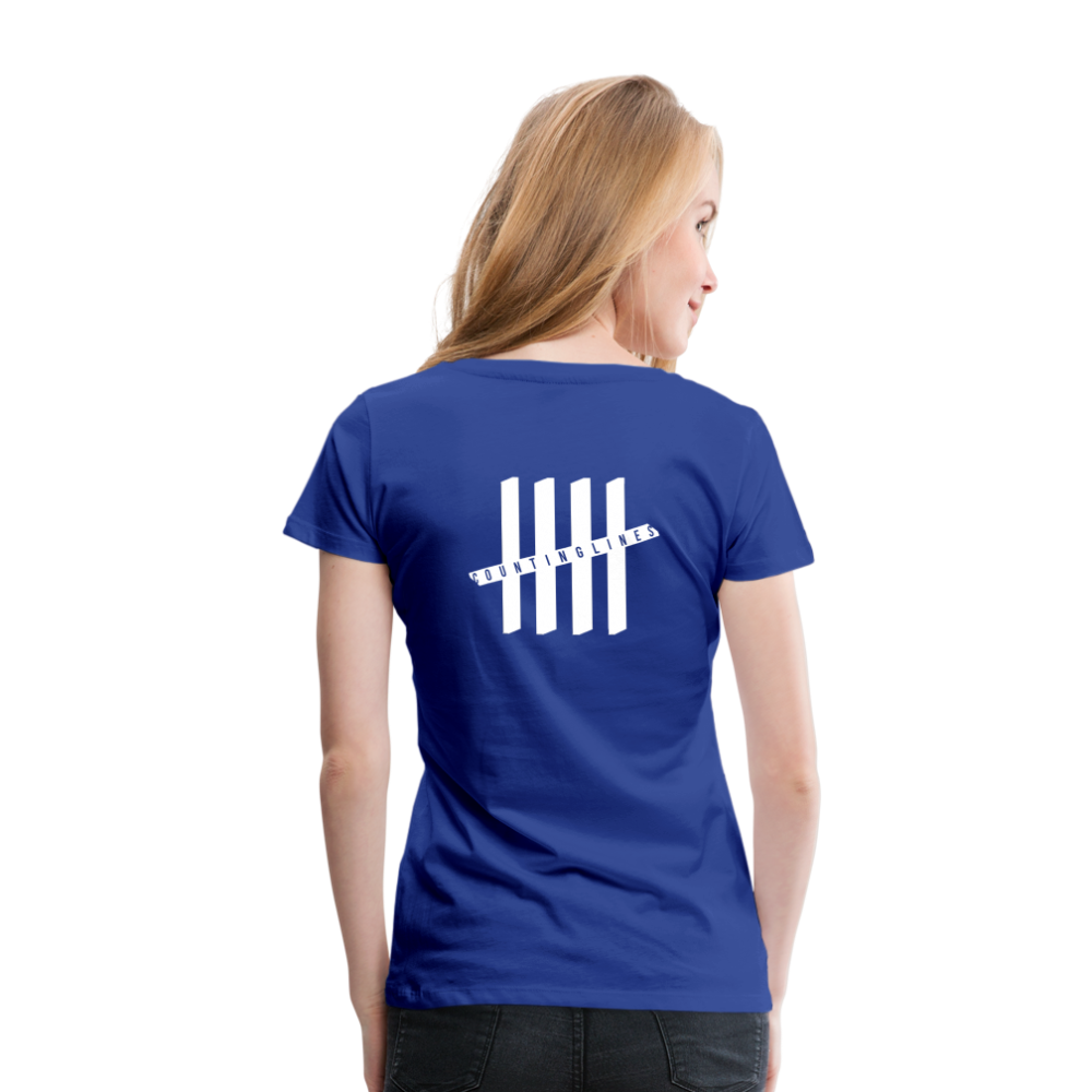 COUNTINGLINES Vertical - royal blue