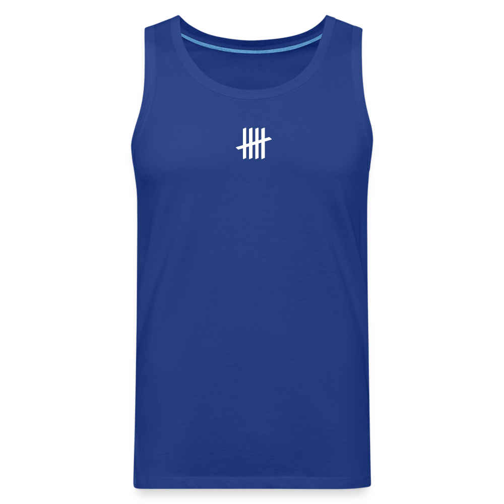 Tank Top - COUNTINGLINES Vertical - Königsblau
