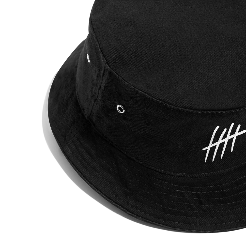 Bucket Hat - COUNTINGLINES - black