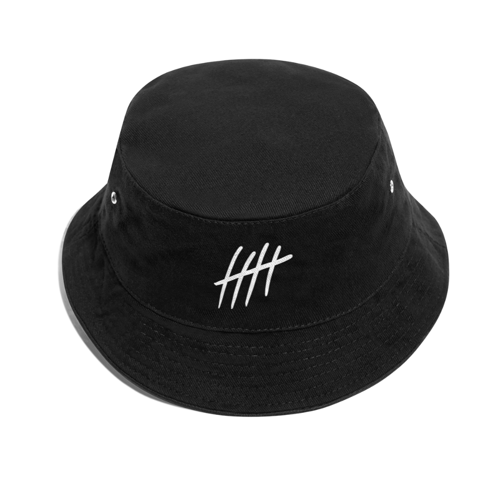 Bucket Hat - COUNTINGLINES - black