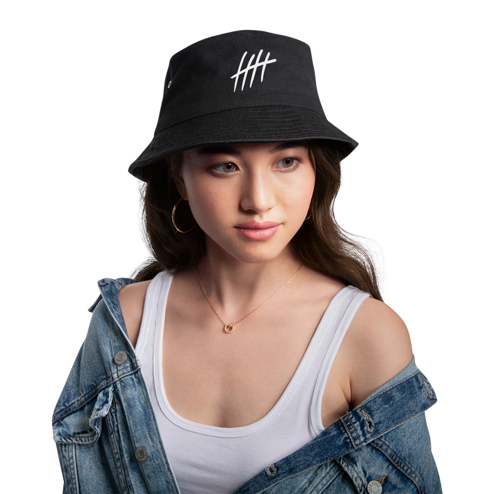 Bucket Hat - COUNTINGLINES - black