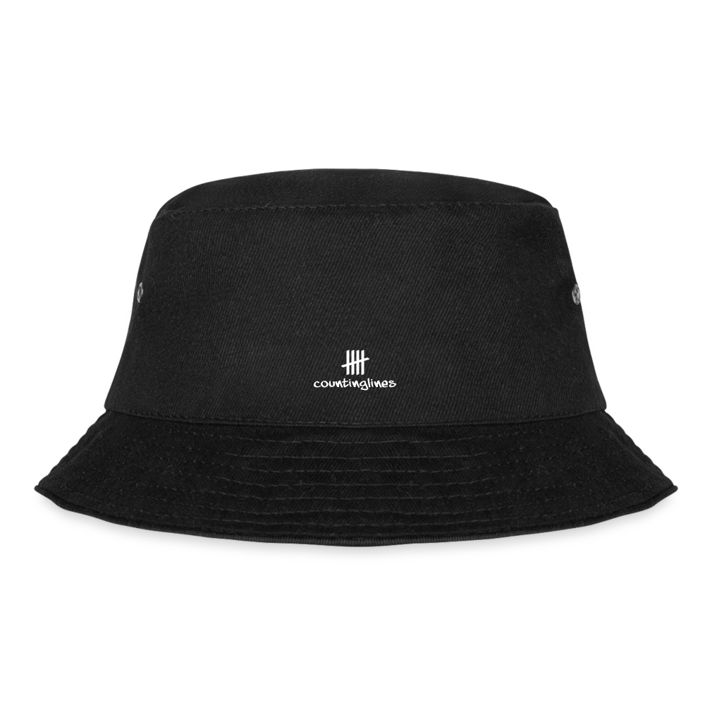 Bucket Hat - COUNTINGLINES - black