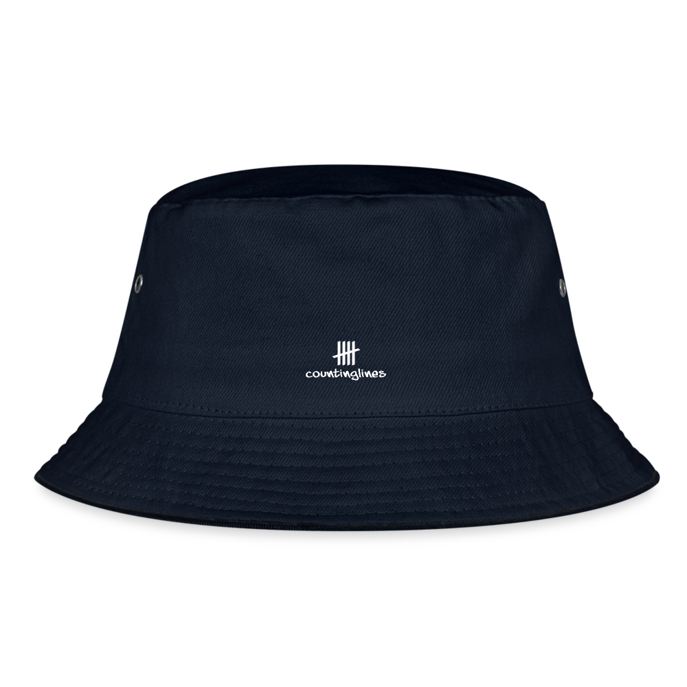 Bucket Hat - COUNTINGLINES - navy
