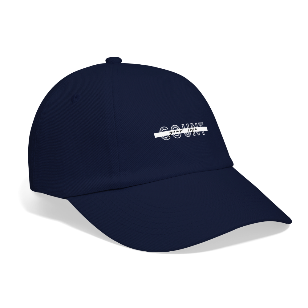Baseball Cap - COUNT.YOUR.LIFE - blue/blue