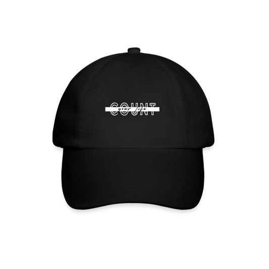 Baseball Cap - COUNT.YOUR.LIFE - black/black