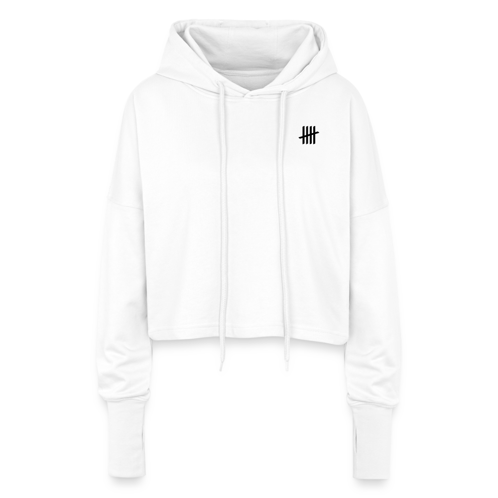 Cropped Hoodie - ...to be continued - white