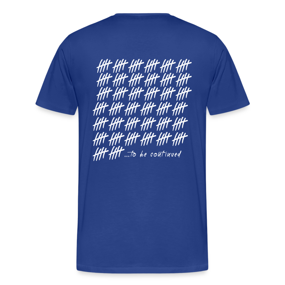 ....to be continued - royal blue