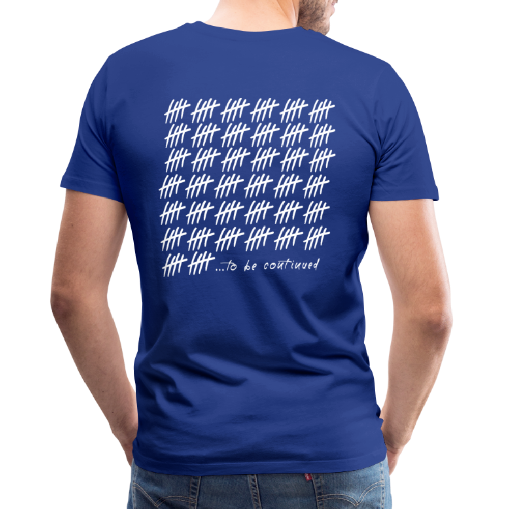 ....to be continued - royal blue