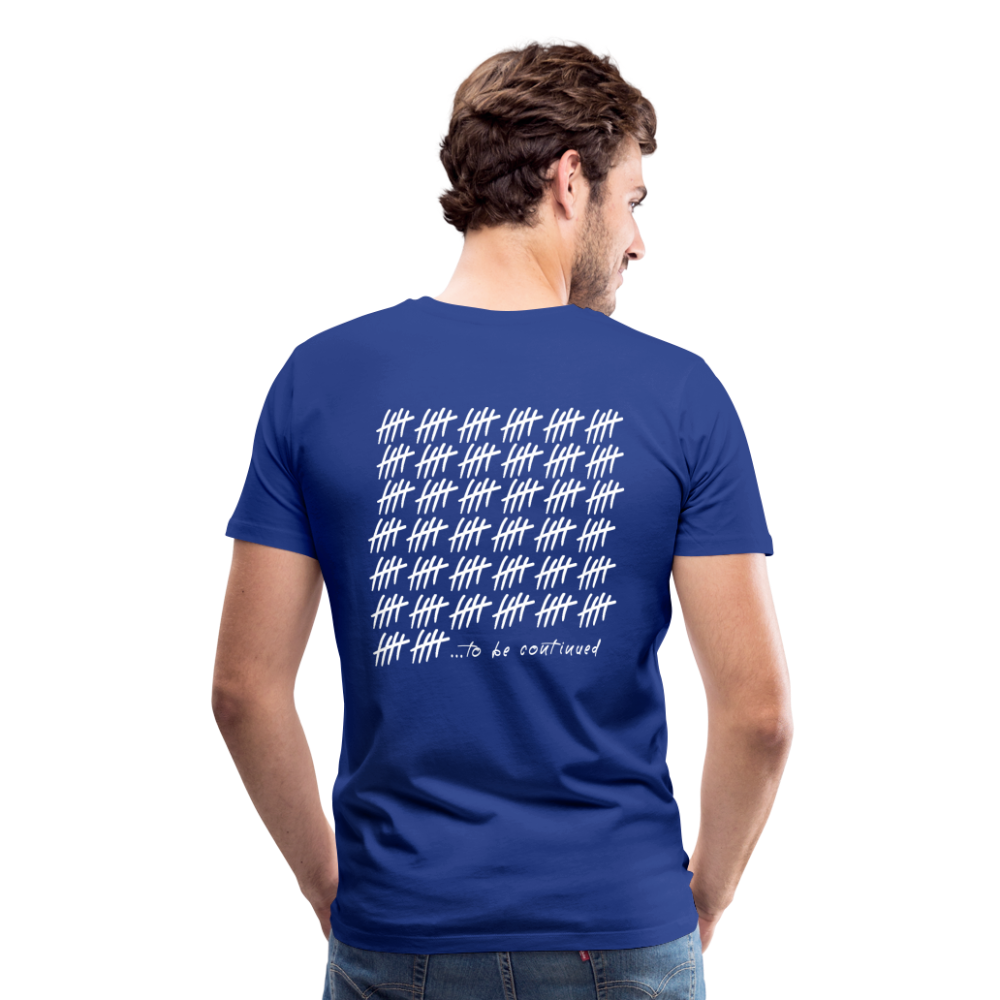 ....to be continued - royal blue