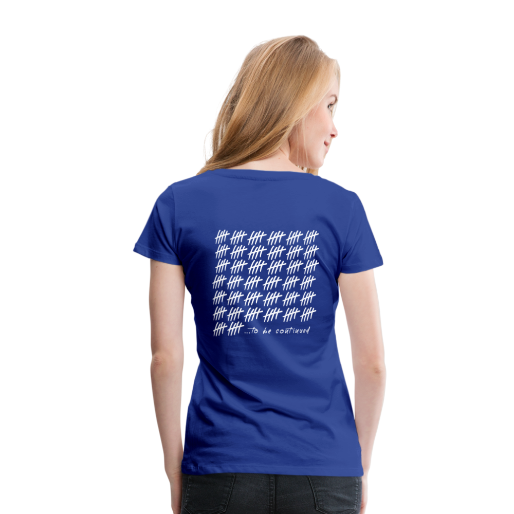 .....to be continued - royal blue