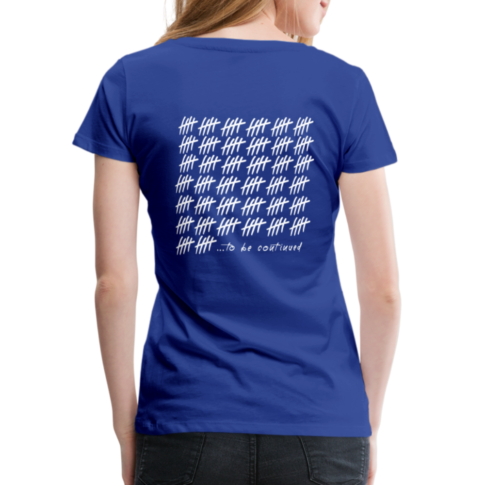 .....to be continued - royal blue