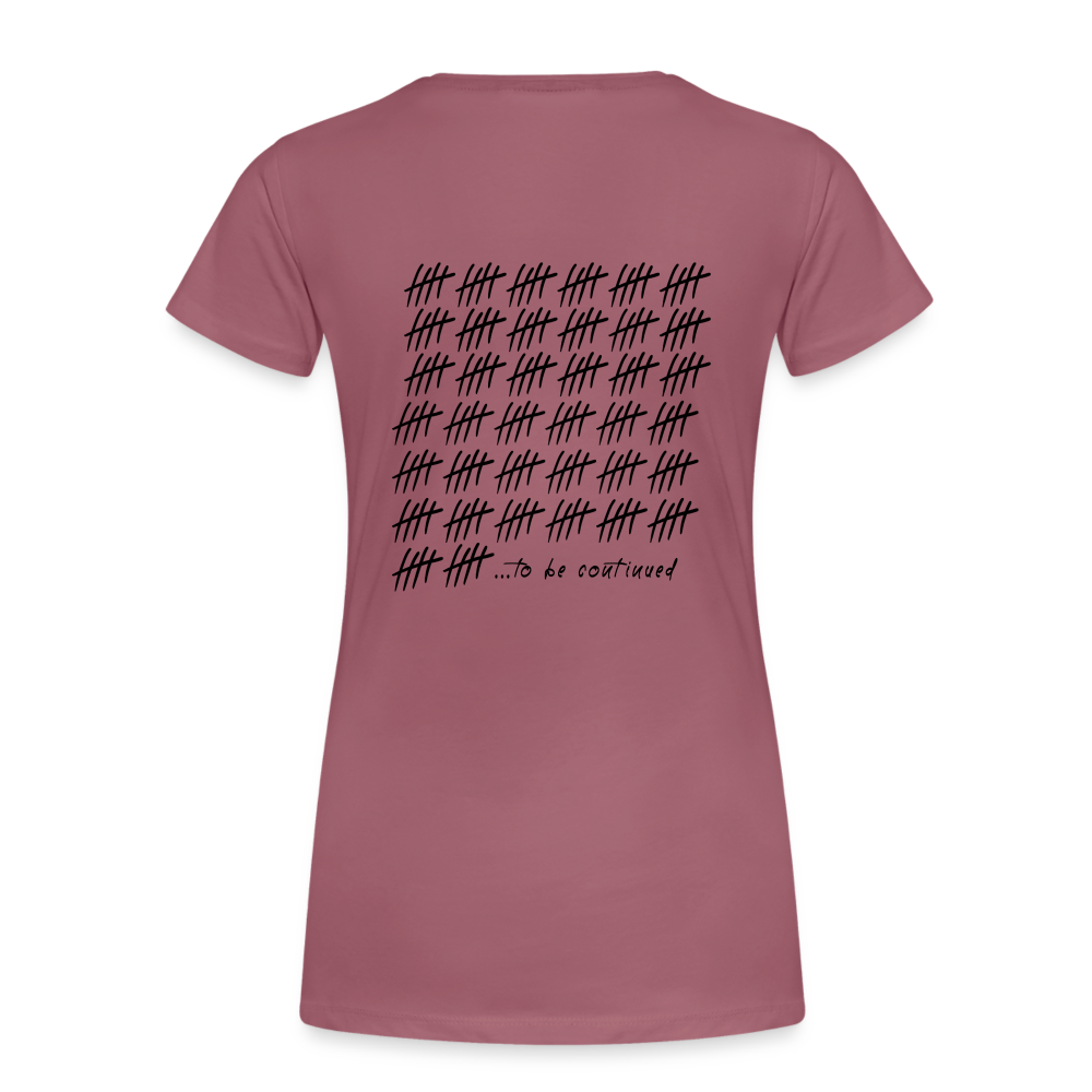 ...to be continued - mauve