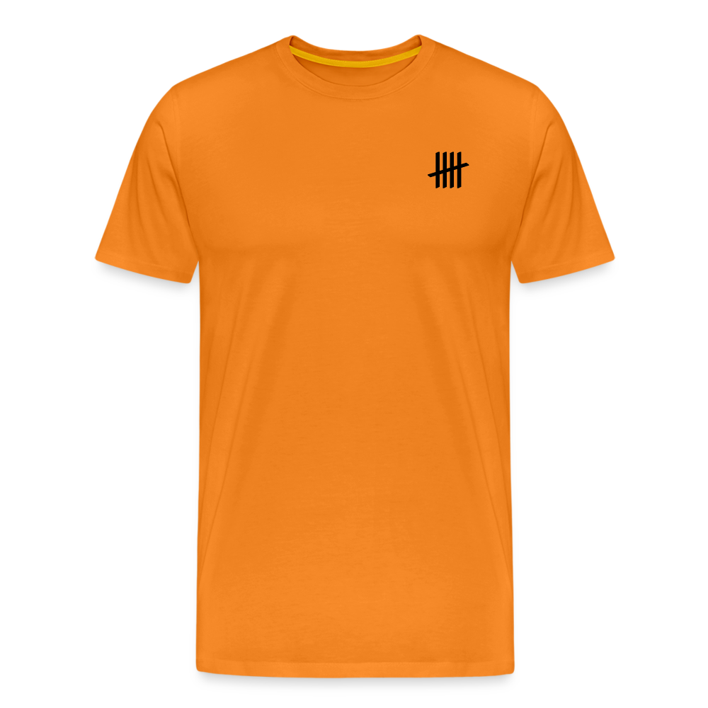 WAKE UP. HUSTLE. REAPEAT. - orange